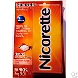 Nicorette 2mg Cinnamon Surge Gum ~ 20 Pieces