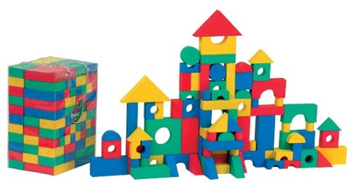 160 Piece Set Wonder Blocks with Free Hamper - Soft, Safe, and Quiet