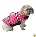 Paws Aboard Designer Doggy Life jacket Pink Polka Dot Up to 6 lbs. XXS