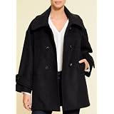 Mango Women's Medium-length Pea-coat, M, Dark Grey
