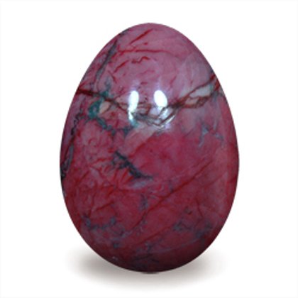 Pink Howlite Crystal Egg