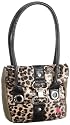 Poodlebags Funkyline - natural wild - Saturday - 3FU0212SATUT, Damen Henkeltaschen, 21 x 9 x 21 cm (B x H x T)