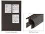 CRL Oil Rubbed Bronze Wall Mounted Frame Cork Board