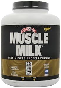 CytoSport Muscle Milk Lean Muscle Protein Powder, Chocolate, 4.94 Pound