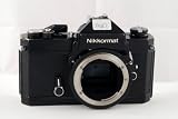Black Nikon Nikkormat FT2 SLR film camera; body only, no lens