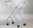 CLINTON CARTS Chrome cart-no baskets Item# TC-233