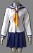 Japanese Anime Buso Renkin Cosplay Costume - Tsumura Tokiko Sailor Uniform 1st Version Set Large