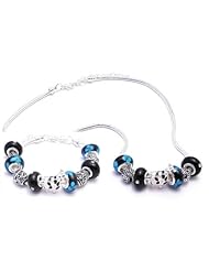 Giraffe Charm Bracelet and Necklace Gift Set Girls Pandora Style