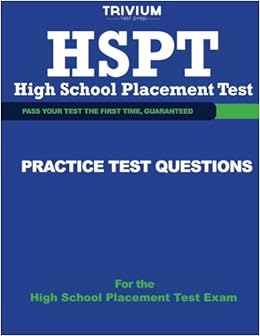 HSPT Practice Test Questions: Trivium Test Prep: 9781492754497: Amazon ...