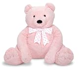 Melissa & Doug Jumbo Pink Teddy Bear - Plush