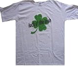 LUCK O' THE IRISH / SHAMROCK - Irish Designs - White T-shirt