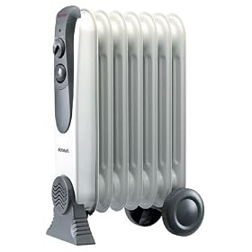 Micromark 30154 Oil Filled Radiator 1KW - Pale Grey