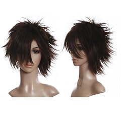 Cosplayland C356 - Kurz dicht gestuft ausflippend Braun Hitzefest nat�rlich Per�cke Wig