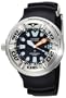 Citizen Men's BJ8050-08E Eco-Drive Professional Diver Black Rubber Strap Watch