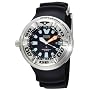 Citizen Men's BJ8050-08E Eco-Drive Professional Diver Black Rubber Strap Watch