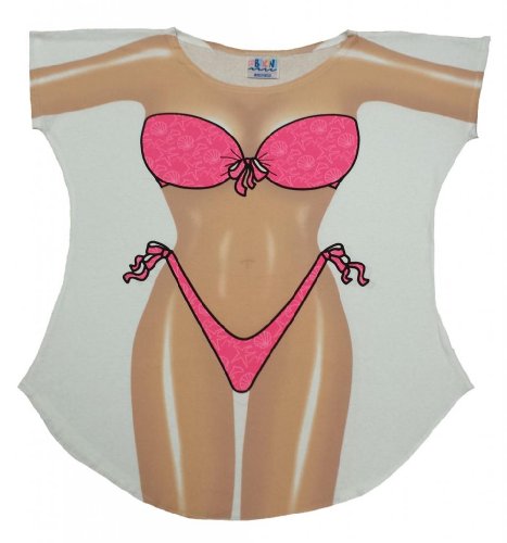 L.A. Imprints Bikini Body Cover-Up T-Shirt #9