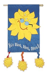 3D It's Hot Hot Hot! Mini Flag