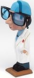 Male Doctor Peeper - Wood Eyeglass And Business Card Holder
