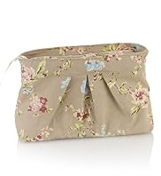 Vintage Inspired Floral Cosmetic Bag
