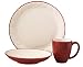 Weir in Your Kitchen 3-Piece Dinnerware Set, Service for 1, Cayenne
