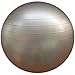 Fitness Ball with Air Pump, Grey, 65cm/26in Diameter, Instruction Chart Included, Exercise Gym Swiss Stability Ball