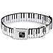 Buckle-Down Seatbelt Buckle Dog Collar - Piano Keys - 1
