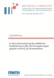 In-situ Untersuchung der selektiven Oxidbildung in (Mn, Si)-Fe-Legierungen geglüht unter N2-H2-Atmosphären
