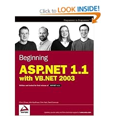Beginning ASP.NET 1.1 with VB.NET 2003