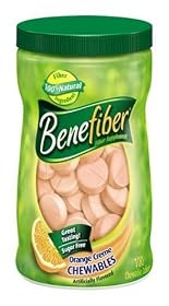Benefiber Nutriouse Orange Creme Chewable Tablet, 100 Tablets (Pack of 2)