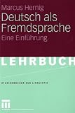 Produkt-Bild: Deutsch als Fremdsprache. Eine Einf&uuml;hrung