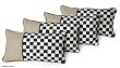 Cushion covers, 'Checkers' (set of 4)