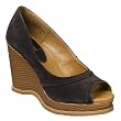 Mossimo® Delia Stacked-Heel Peep Toe Sandals - Brown