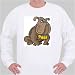 Sweatshirt with animal, watchdog, animals, guard, dog, Bulldog