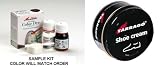 Tarrago Self Shine Color Dye Kit with Preparer #53 Off-White and 1 jar of Shoe Cream