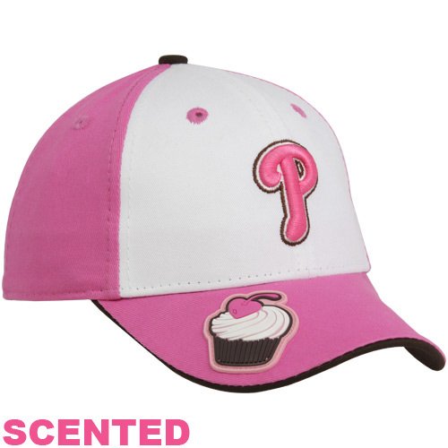 New Era Philadelphia Phillies Preschool Girls Pink-White Scented Cupcake Hat