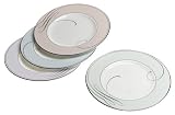 Waterford China Ballet Ribbon Salad Accent Set of Four