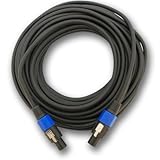 Seismic Audio - TW12S75 - 75 Foot Speakon to Speakon PA/DJ Speaker Cable - 2 Conductor - 12 Guage