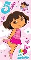 Dora The Explorer - Age 5 Birthday Card & Badge - 5th