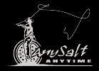 Any Salt Anytime Upstream Images Silver Vinyl Wildlife Car Truck Window Decal Sticker