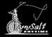 Any Salt Anytime Upstream Images Silver Vinyl Wildlife Car Truck Window Decal Sticker