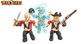 Mega Bloks Pyrates Figure 3 Pack Provost, Howlinger and Jib Hornswaggler