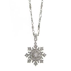Crystal Fantasy Snowflake Necklace