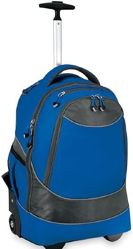 Pacific Gear Horizon Rolling Laptop Backpack, Blue 1 ea