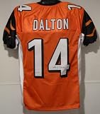 Andy Dalton Autographed Cincinnati Bengals Orange Size XL Jersey