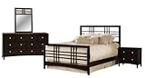 Hillsdale Tiburon II Wood Bedroom Set, includes Queen Bed, Dresser, Wood Mi ....