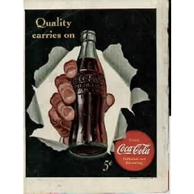 "Quality carries on" ..... 1942 Coca Cola Ad, A2343