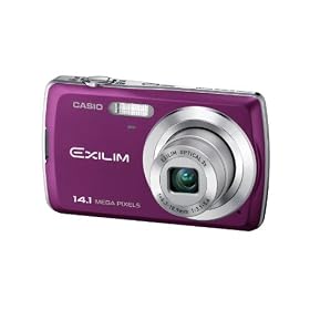 Casio Exilim EX-Z37 Digital Camera - Purple (14MP, 3x Optical Zoom) 2.5 inch LCD