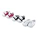 18 Inch Doll Clothes| Versatile Canvas Doll Sneakers Basics Value 3-pack, Including Bright Pink, White and Black Tennis Shoes |Fits American Girl Dolls
