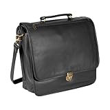 Royce Leather Large Laptop Organizer Briefcase