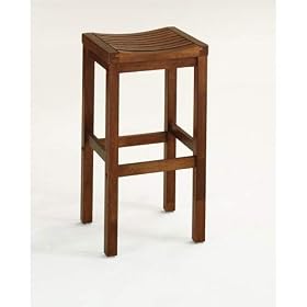 Click here to buy Home Styles Furniture Solid Hardwood 24 Inch Bar Stool in Cottage Oak Finish by Home Styles.
